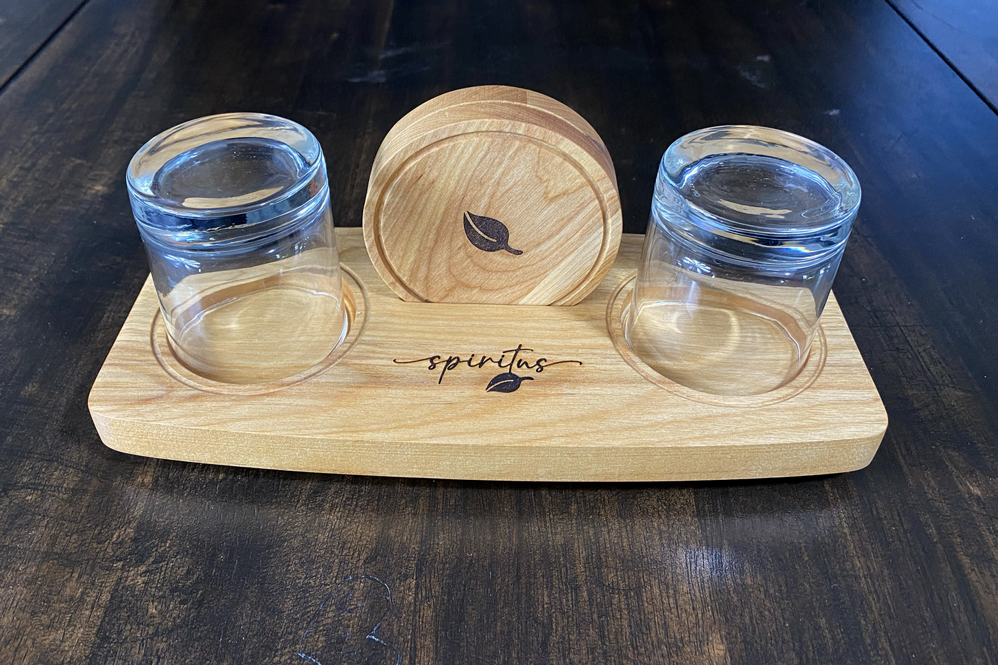 Ensemble sous-verre pour spiritueux - Le Spiritus