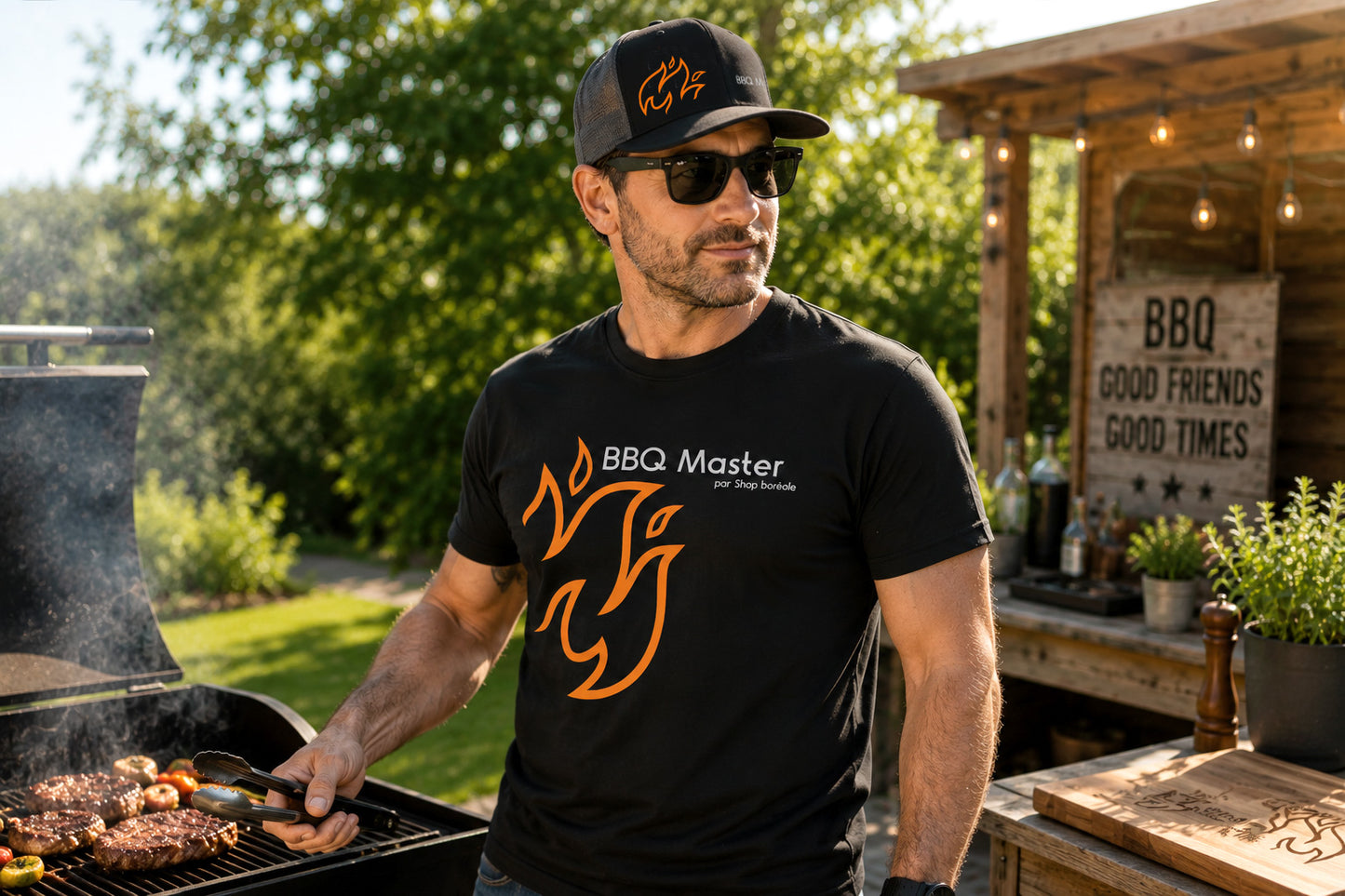 Casquette et t-shirt BBQ Master, le cadeau parfait pour les passionnés du BBQ! - BBQ Master cap and t-shirt, the perfect gift for BBQ enthusiasts!