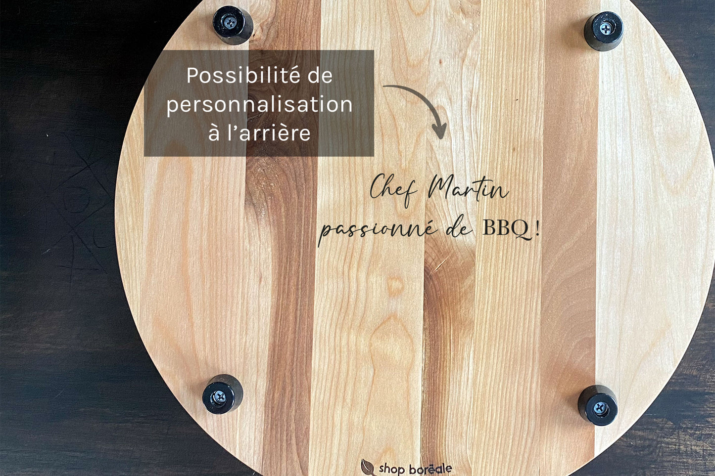 Planche à découper avec réservoir à jus – BBQ Master El Toro