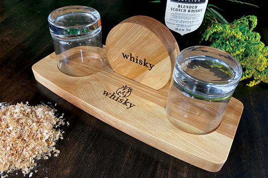Ensemble fumoir et whisky - Le Classy