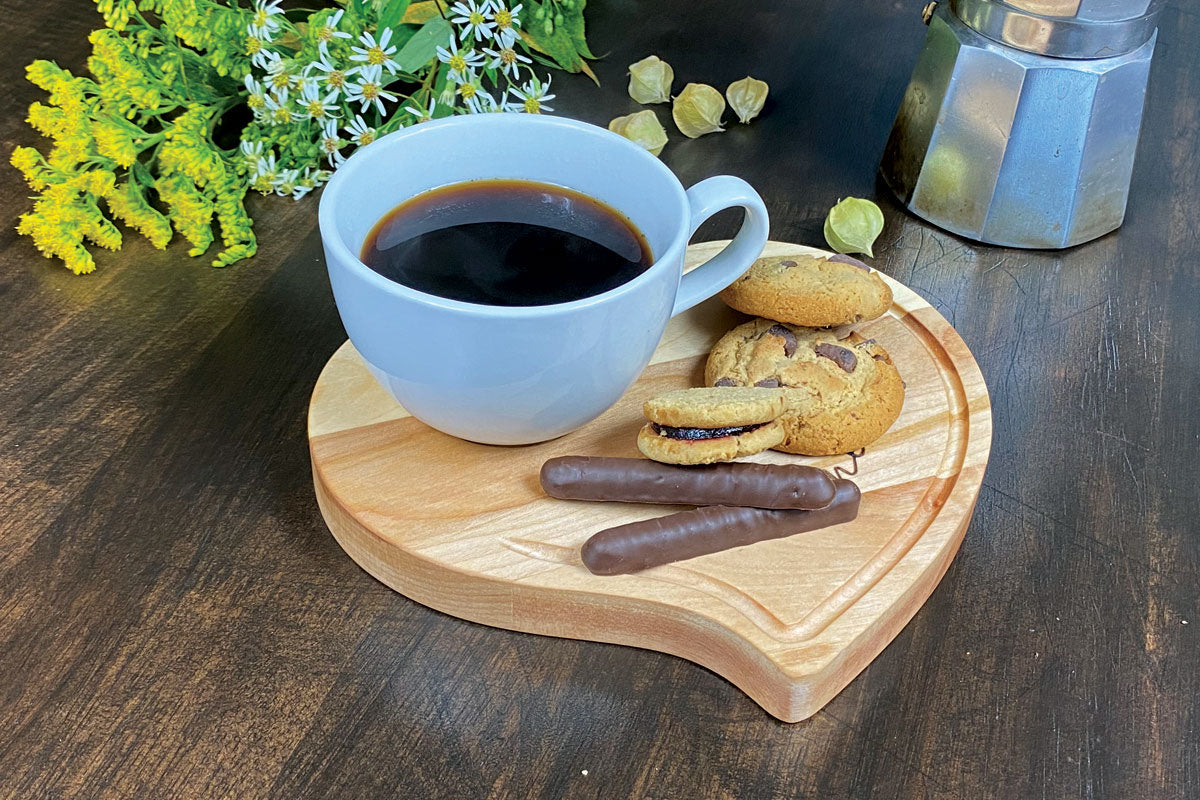 Planche de service avec tasse - La Chaleureuse